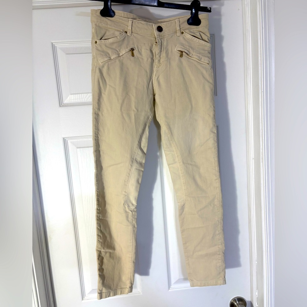 Leara Women's Cream Jeans.